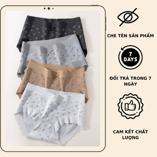 Quần lót nữ cotton cao cấp kháng khuẩn khử mùi 10A, Quần chip nữ cạp cao tôn dáng gợi cảm L758