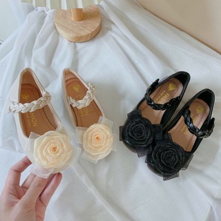 FORM NHỎ Giày Búp Bê Đính Hoa Hồng Đế Dẻo Quai Tết Đáng yêu K224