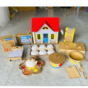 Bộ gia đình , chủ đề gia đình , trang trí mầm non, bộ đầu bếp, steam mầm non, mô hình trang trí, đồ dùng mầm non
