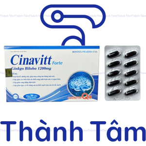 Hoạt huyết dưỡng não Ginkgo Biloba Extract 1200mg - Hộp 30 viên (Cinavitt)