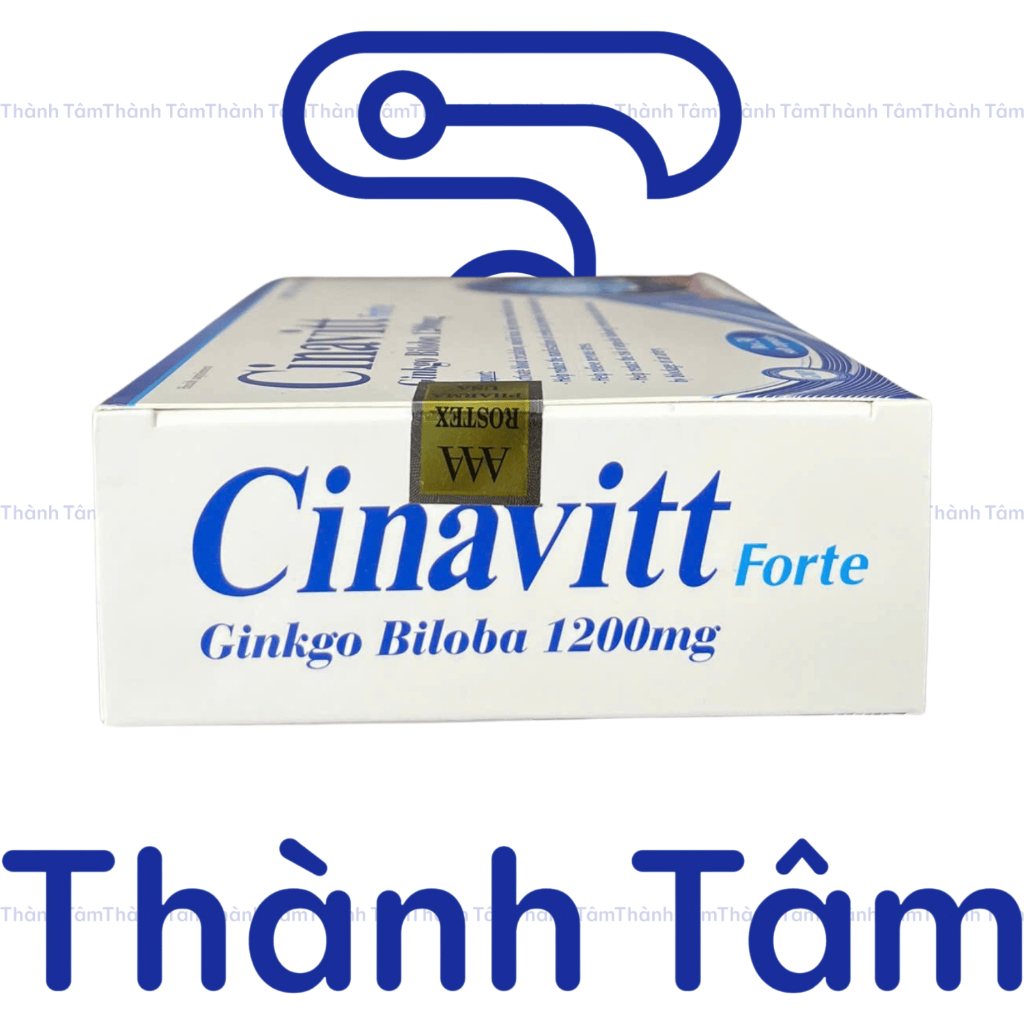 Hoạt huyết dưỡng não Ginkgo Biloba Extract 1200mg - Hộp 30 viên (Cinavitt)