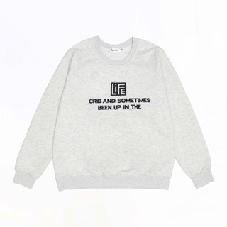Áo Sweater Unisex Chất Vải Nỉ 2 Da Cao Cấp Hình Thêu Basic GUDOMAN S07