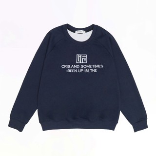 Áo Sweater Unisex Chất Vải Nỉ 2 Da Cao Cấp Hình Thêu Basic GUDOMAN S07