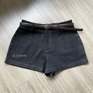 TINI JEAN | Quần short cạp trễ chất jean phong cách năng động mùa hè | Bymintt