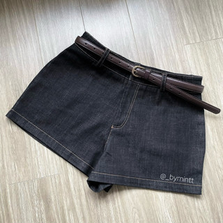 TINI JEAN | Quần short cạp trễ chất jean phong cách năng động mùa hè | Bymintt