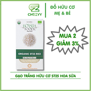 [MUA 2 GIẢM 5%] Gạo trắng hữu cơ ST25 Hoa Sữa, Hoa Nắng