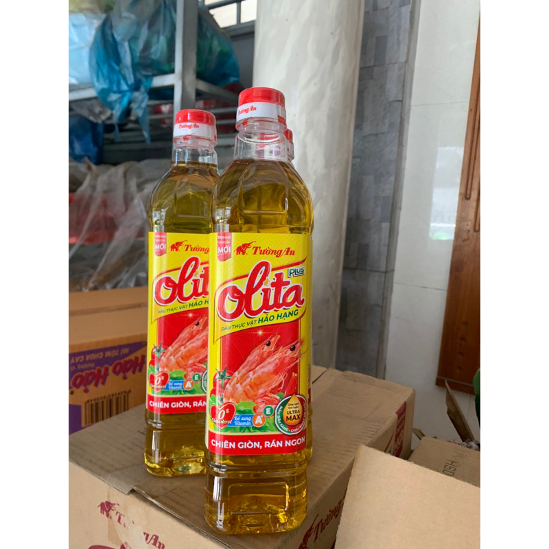 Combo 2 chai Dầu ăn Olita 1 lít, 2 lít, 5 lít