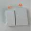 Giấy in nhiệt decal A7 TỆP 75x100mm mặt trắng, in tem nhãn, mã vạch dễ dàng, keo dính tốt
