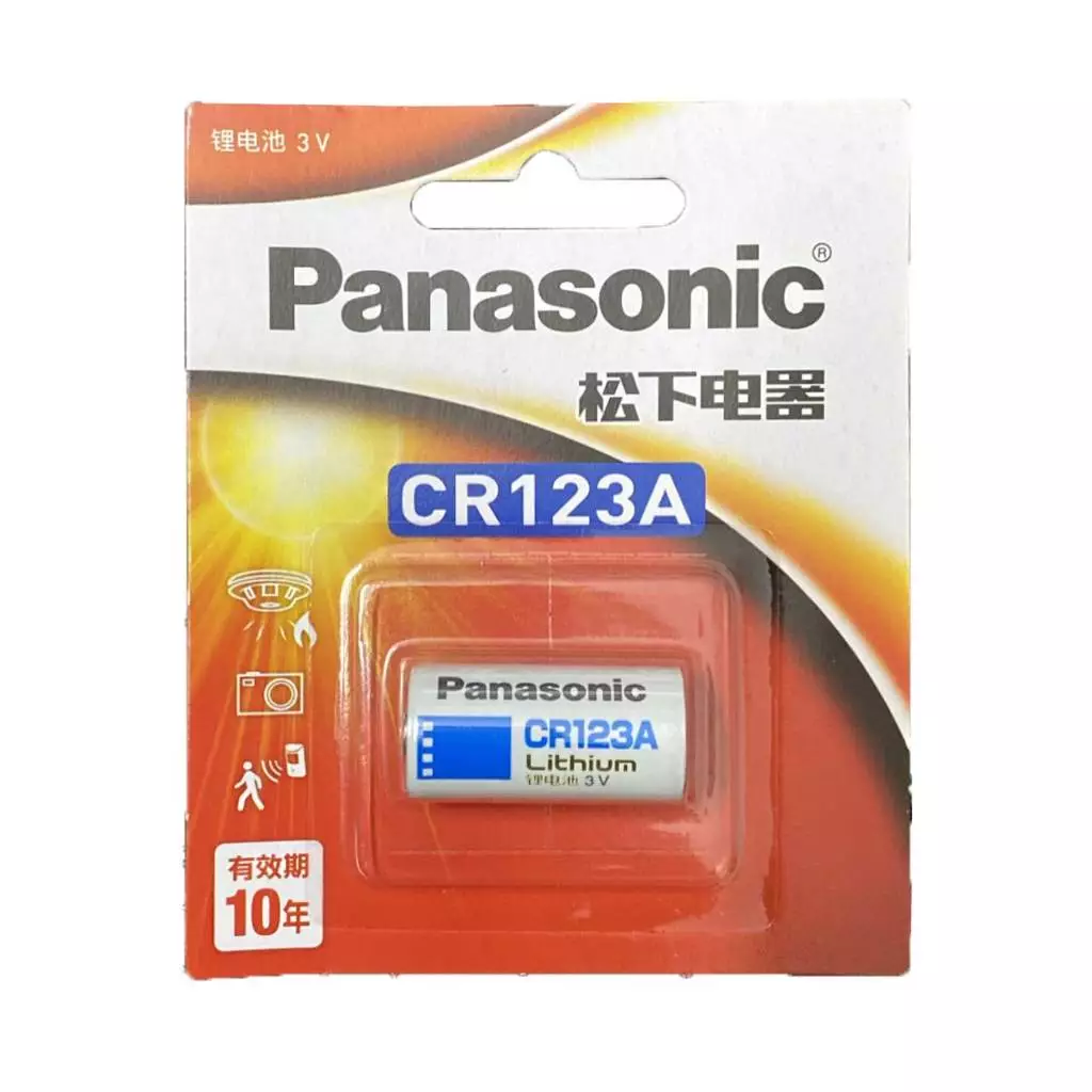 Pin CR123A Panasonic cho máy ảnh film và instax mini