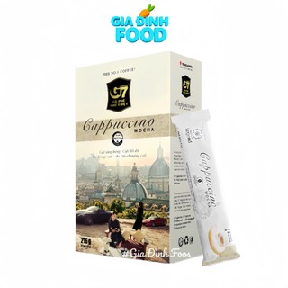 Trung Nguyên Legend - Cà phê hoà tan rang xay Cappuccino Mocha - Hộp 12 gói x 18gr ( có sữa) - ship hoả tốc