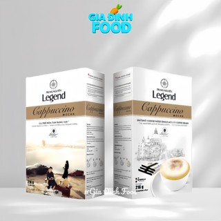 Trung Nguyên Legend - Cà phê hoà tan rang xay Cappuccino Mocha - Hộp 12 gói x 18gr ( có sữa) - ship hoả tốc