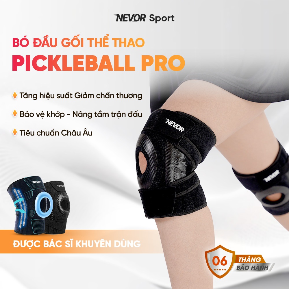 Bó Gối Thể Thao Nevor BDG14 Chơi Pickleball, Bảo Vệ Khớp Gối, Phòng ...