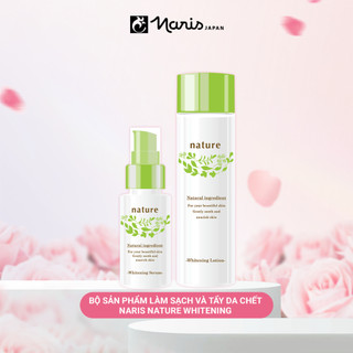 Bộ sản phẩm làm sạch và tẩy da chết Narus Nature Whitening