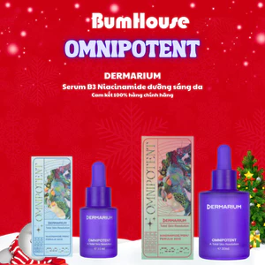 Serum Niacinamide Dermarium OMNIPOTENT Total Skin Resolution Hỗ Trợ Dưỡng Sáng, Mờ Thâm, Kiểm Soát Dầu 10ml/30ml