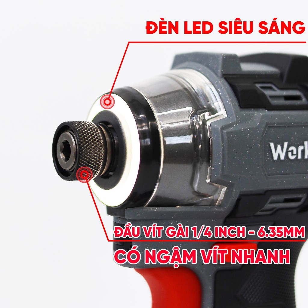 [MỚI 2025] Máy Chuyên Vít 250N Workfix WF-SD250MAX Siêu Khỏe, Chuyên Vặn- Mở Ốc Xe 2,5 Tấn