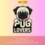 Bộ Hình In, Ủi Nhiệt Sticker Pug Ngộ Nghĩnh 03 - CP8 PET Sticker