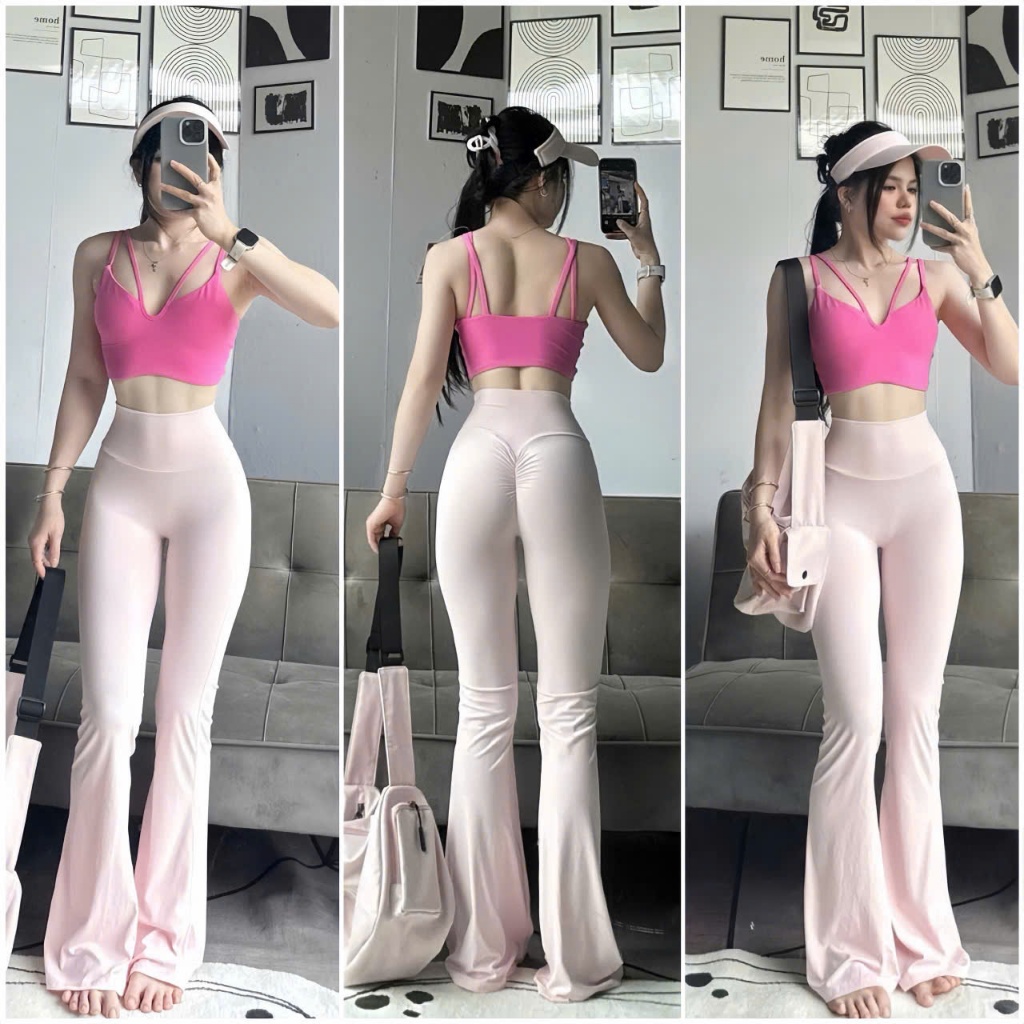 ÁO Bra DÂY ĐÔI QUẢNG CHÂU D20 chất LULU KÈM MÚT ĐÚC Tập Gym-Yoga-Aerobic HOTHISPORT