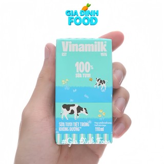 Sữa Tươi 100% Vinamilk Lốc 4 Hộp 110ml [Date Mới] ship siêu tốc