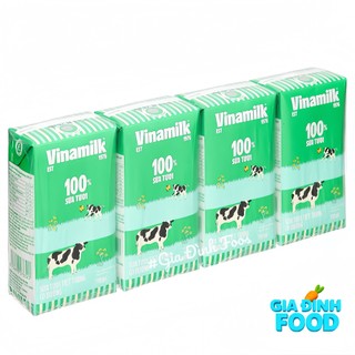 Sữa Tươi 100% Vinamilk Lốc 4 Hộp 110ml [Date Mới] ship siêu tốc