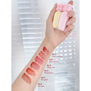 Son kem Son tint bóng GUMMY Son kem Lollipops Son kẹo MOI Cosmetics Hồ Ngọc Hà