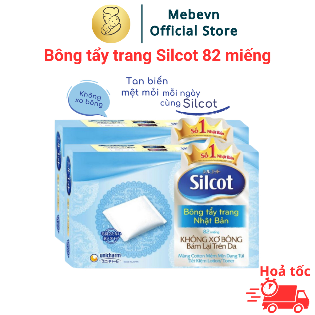 Silcot bông tẩy trang Nhật Bản, bông tẩy trang slicot cao cấp, bông tẩy ...