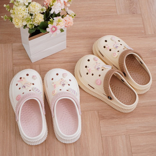 Dép nữ, dép sục đế cao 5.5cm XIXITIAO kèm 8 Sticker Mèo Cá Mita kiểu sandal CSM-14