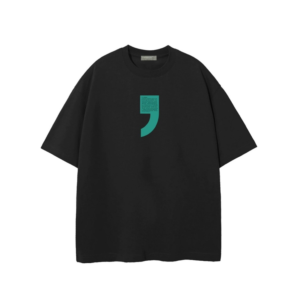 Áo thun Stee Cổ tròn DẤU PHẨY-COMMA Localbrand ICVCVNI Unisex Cotton