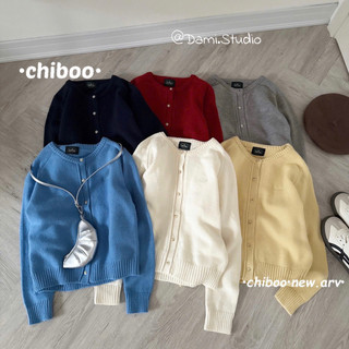 𝜗𝜚𝐃𝐚𝐦𝐢 𝐒𝐭𝐮𝐝𝐢𝐨𝜗𝜚 x Cadigang Thêu Nổi Cúc Chất Len Dày Dặn Đầm Tay Ấm Áp Tone Màu Pastel QCCC (Ảnh thật )