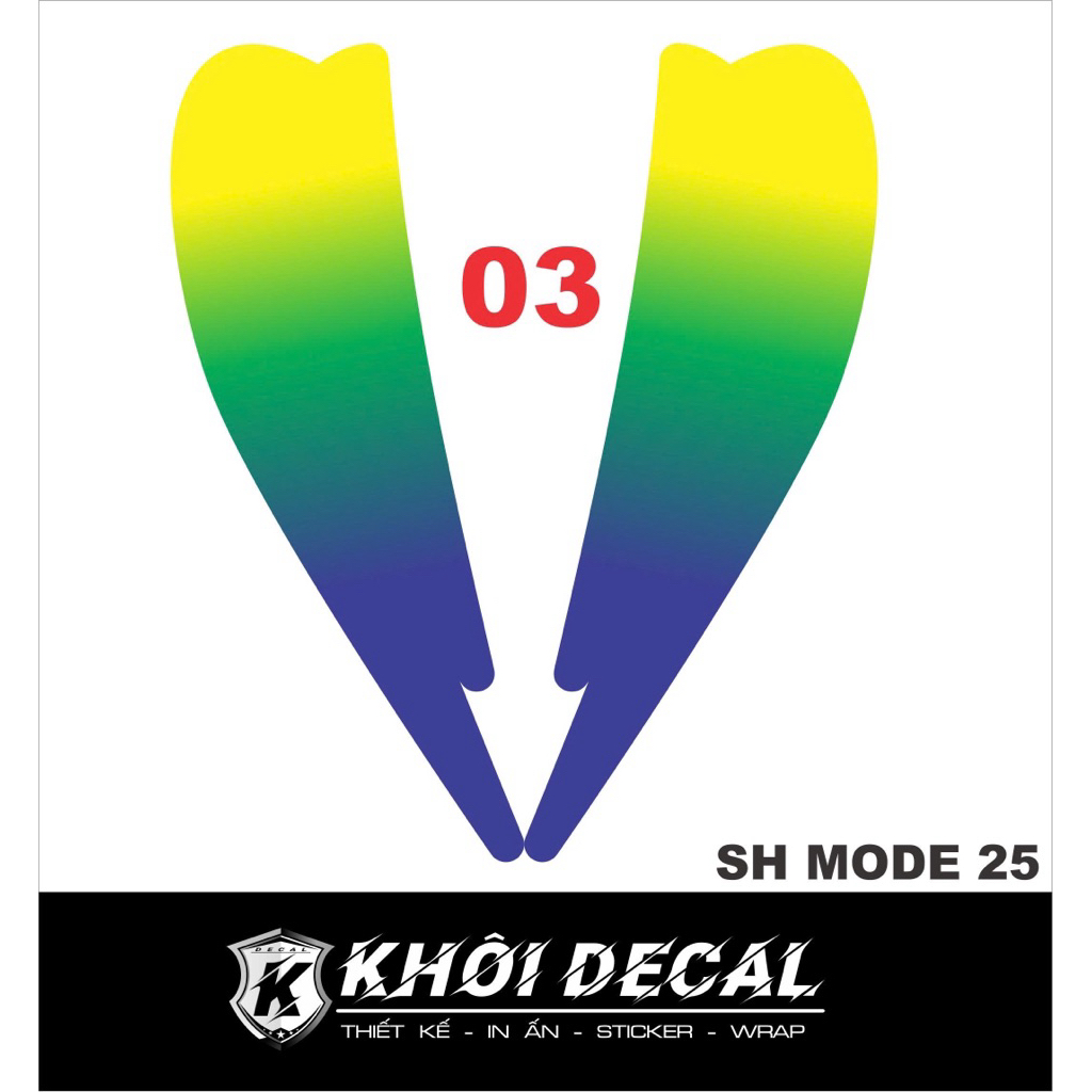 Decal dán đèn ShMode 2020-2026