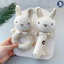 Set 2 Thú Nhồi Bông Cầm Tay GutyKids Đồ Chơi Lục Lạc Cầm Tay Cao Cấp Chất Liệu Thân Thiện, Giúp Bé Phát Triển Giác Quan