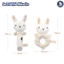 Set 2 Thú Nhồi Bông Cầm Tay GutyKids Đồ Chơi Lục Lạc Cầm Tay Cao Cấp Chất Liệu Thân Thiện, Giúp Bé Phát Triển Giác Quan