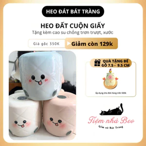 Heo đất cuộn giấy Bát Tràng – mẫu heo đất tiết kiệm độc lạ
