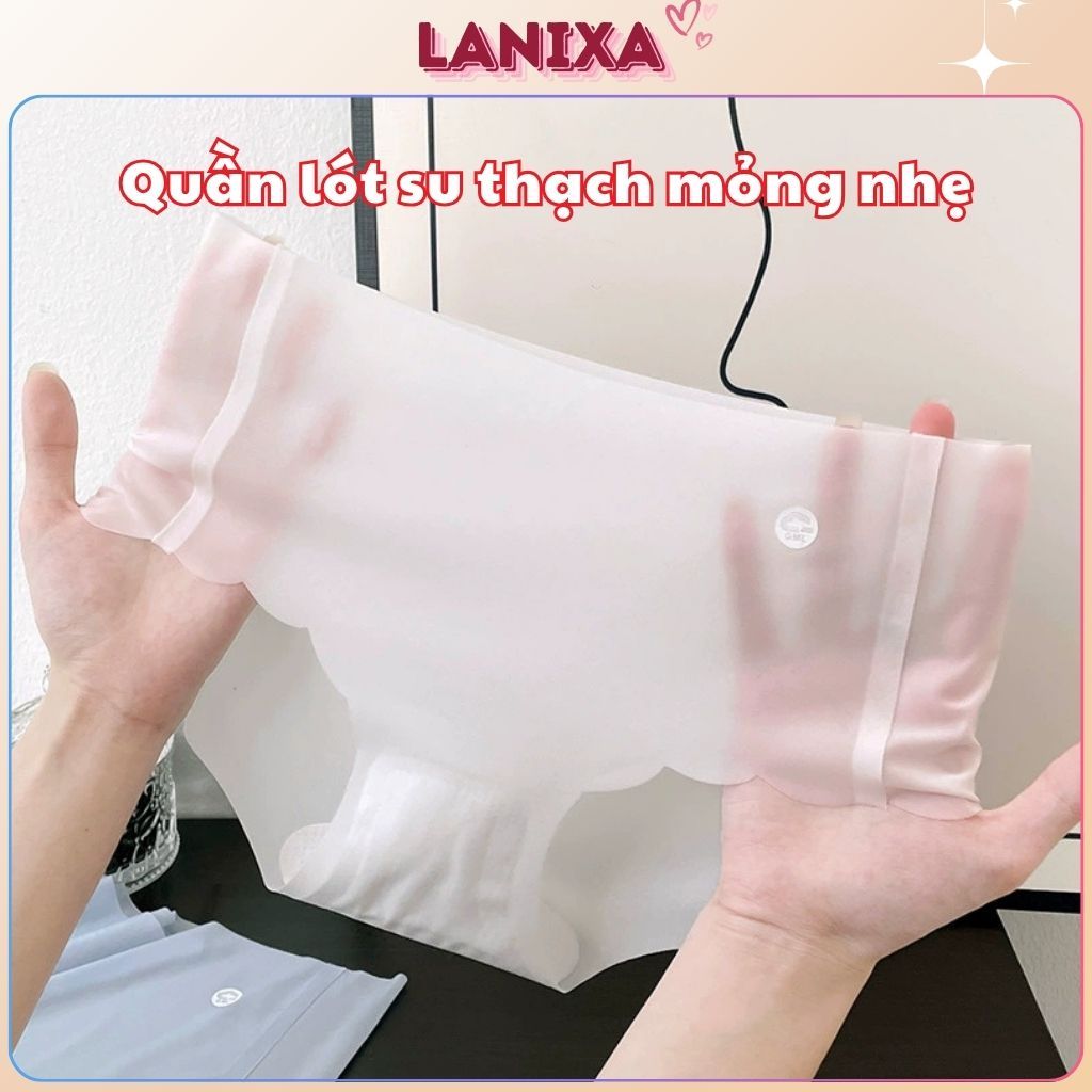 Quần lót nữ su lụa cao cấp kháng khuẩn khử mùi quyến rũ siêu mỏng ôm body siêu tôn dáng LANIXA L1029
