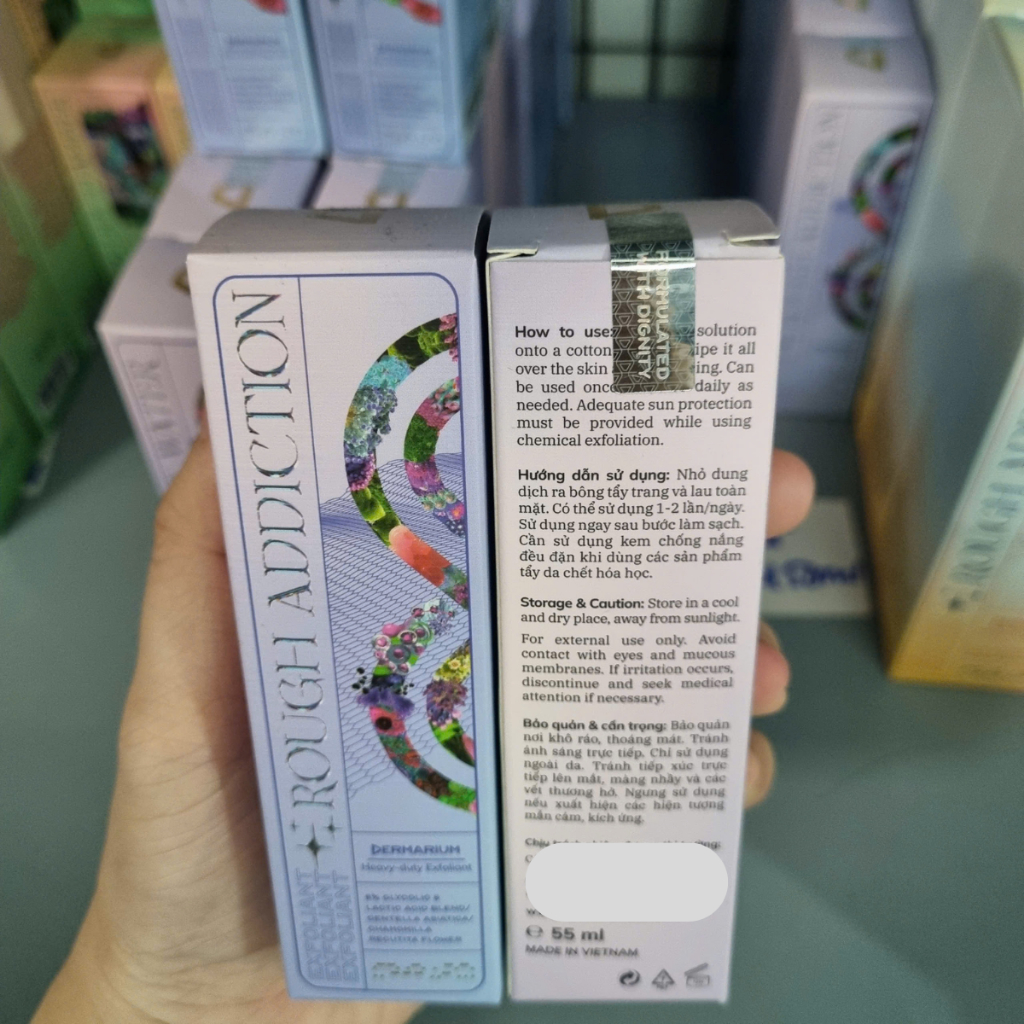 Dung Dịch Tẩy Da Chết Dermarium ROUGH ADDICTION Heavy Duty Exfoliant