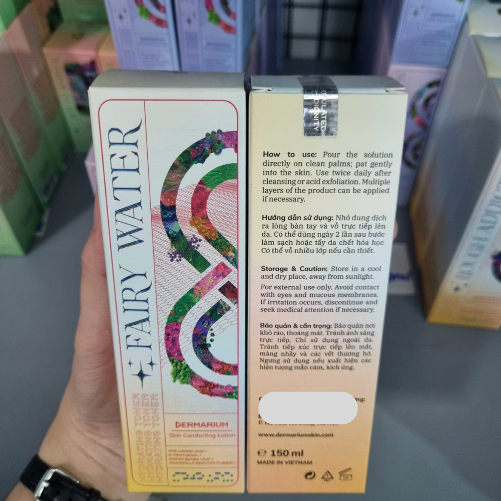 Toner Dermarium Fairy Water Cấp Ẩm Dung Tích 55ml/150ml