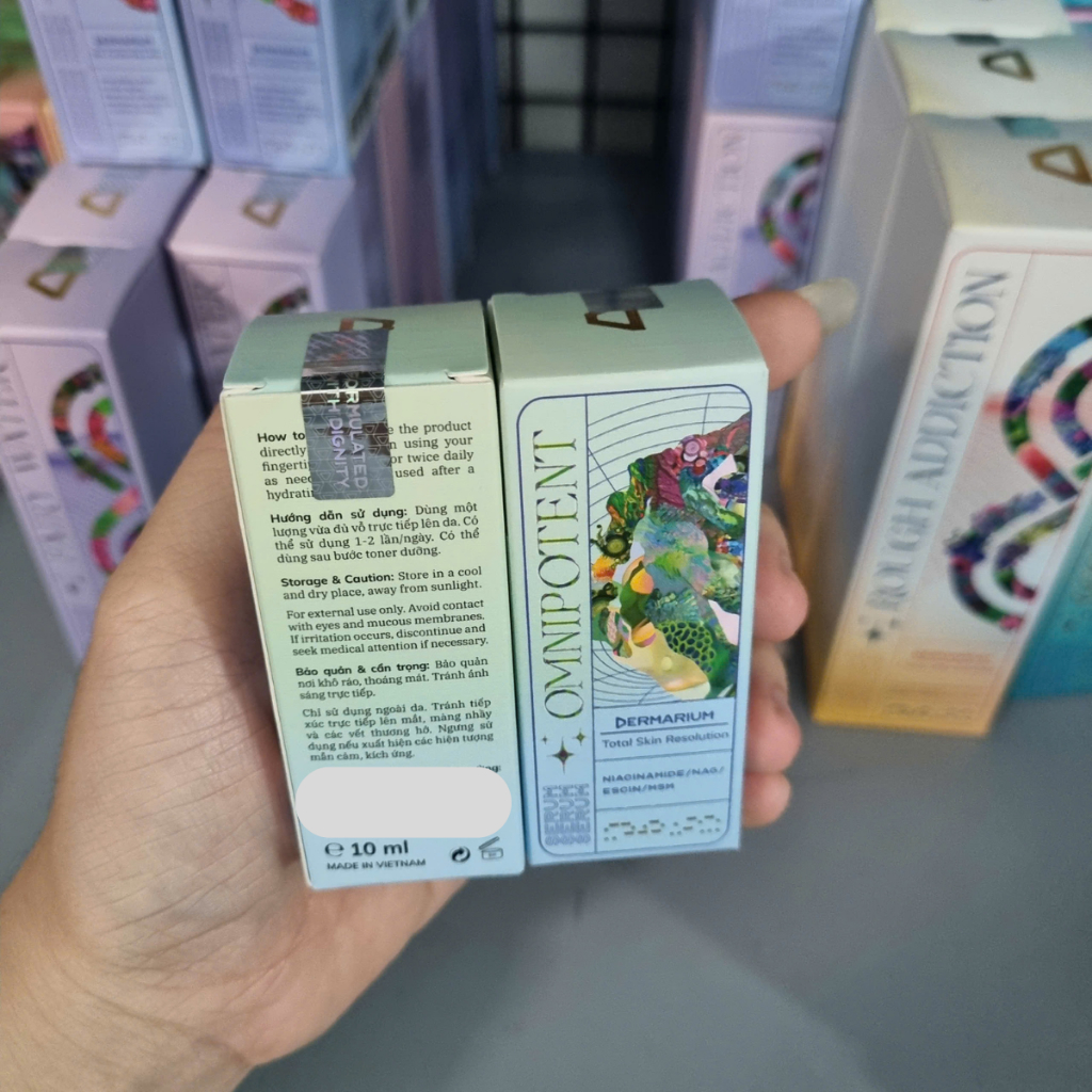 Serum Niacinamide Dermarium OMNIPOTENT Total Skin Resolution Hỗ Trợ Dưỡng Sáng, Mờ Thâm, Kiểm Soát Dầu 10ml/30ml