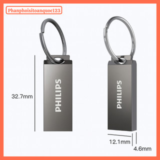 USB 2.0 PH BH 8GB/16GB/32GB/64GB/128GB – Vỏ Kim Loại Mini Móc Khóa Chống Nước Siêu Bền