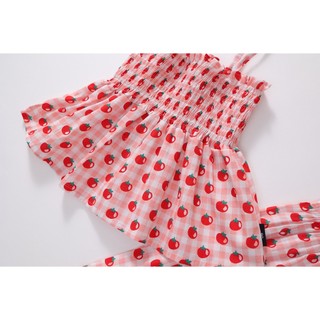 Set Đồ Bé Gái, Set Bộ 2 Dây Dáng Xòe Phối Quần Bo Chun Cho Bé Gái Chất Liệu Cotton