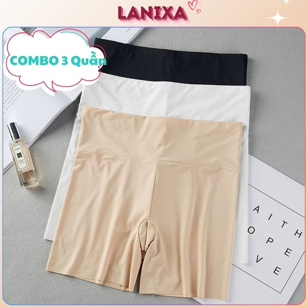 SET 2 Quần lót bảo hộ su đúc mềm mại - COMBO 2 Quần mặc trong váy cao cấp chống lộ LANIXA V8941