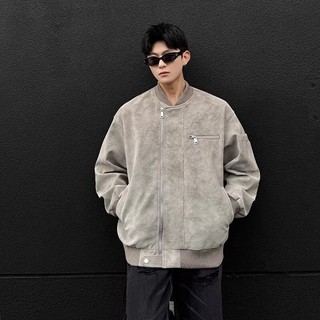 Áo Khoác Da Loang Bomber Nam Nữ Hàn Quốc form rộng, Áo da lộn cao cấp giữ ấm mùa đông Streetwear unisex Avocado