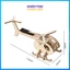 Đồ chơi mô hình DIY Máy bay trực thăng năng lượng mặt trời bằng gỗ – Bộ kit lắp ráp khoa học giáo dục cho trẻ em
