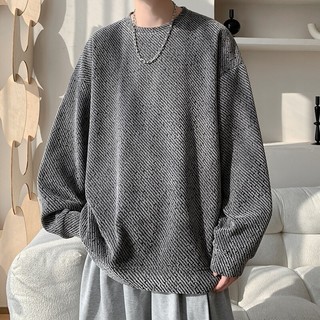 Áo Sweater Dạ dài tay Nam nữ form rộng Hàn Quốc, áo nỉ dệt kim ấm áp thu đông phong cách Avocado