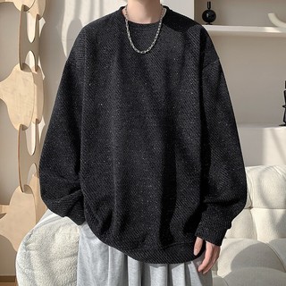 Áo Sweater Dạ dài tay Nam nữ form rộng Hàn Quốc, áo nỉ dệt kim ấm áp thu đông phong cách Avocado