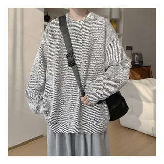Áo Sweater Dạ dài tay Nam nữ form rộng Hàn Quốc, áo nỉ dệt kim ấm áp thu đông phong cách Avocado