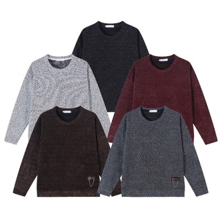 Áo Sweater Dạ dài tay Nam nữ form rộng Hàn Quốc, áo nỉ dệt kim ấm áp thu đông phong cách Avocado