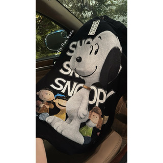 [By.NguyenKimThao] Áo Phông Cotton 100% Chó Snoopy Hình In 2 Mặt