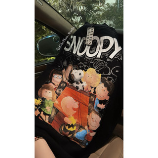 [By.NguyenKimThao] Áo Phông Cotton 100% Chó Snoopy Hình In 2 Mặt