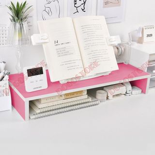 Kệ máy tính để bàn đa chức năng dùng để kê màn hình đặt trên bàn học, để sách vở, decor bàn học