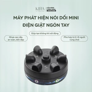 Máy phát hiện nói dối mini điện giật ngón tay – đồ chơi party, trò chơi bữa tiệc vui nhộn