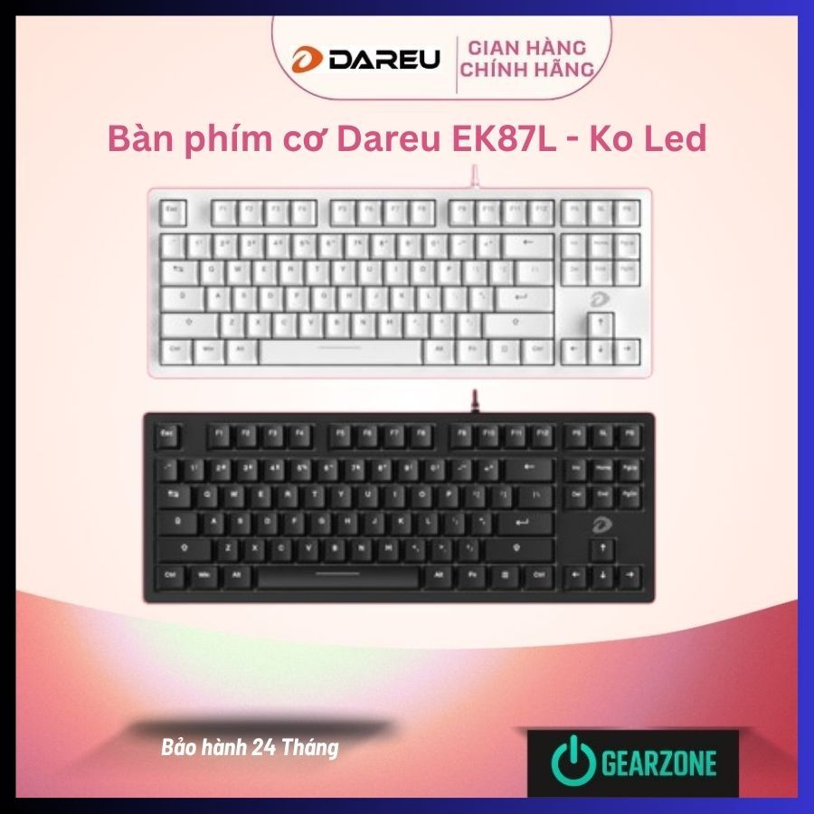 Bàn Phím Cơ Dareu EK87L / EK87 V2 Đen | Trắng – Chính Hãng | Shopee ...
